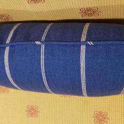 Blue & White Stripe Lumbar Pillow Cover Hamptons Coastal Decor - 12x18 Cushion - thumbnail 2