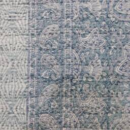 Handmade Indian Kantha Quilt Bedspread 100% Cotton, Queen/Twin - thumbnail 4