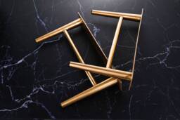 7 7/8'' Tapered Legs, Cabinet Legs Gold, Furniture Brass Sofa Table Bed Coffee