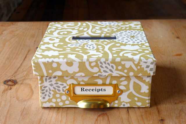 Chantry Gold Floral Receipt Box Tapestry Design, Handmade Storage - image 1
