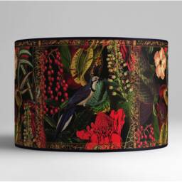 Vintage Floral Lampshade, Retro Table Lamp Shade