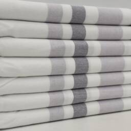 "Lila & Purple Striped Towel, Turkish Towel, 40""x68" - thumbnail 2
