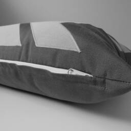 Black & White Sunbrella?? Outdoor Pillow Cover For Modern Patio/Deck Chairs, Pool Seating Or Entryway, Pinwheel Cushions By Mazizmuse - thumbnail 3