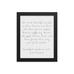 Beautiful People Wall Art - Modern Home Decor Poster Gift For Her Minimalist Print Quote Office D??cor Living Room - thumbnail 1