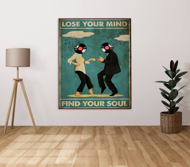 Pulp Fiction Loose Your Mind Find You Soul - Metal Sign Plaque Wall Art Decor Signage