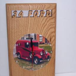 Photo Dial Clock, Custom Clock Face's, Wedding Antique Car Anniversary - thumbnail 3
