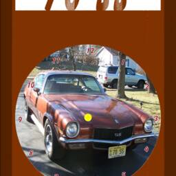 Photo Dial Clock, Custom Clock Face's, Wedding Antique Car Anniversary - thumbnail 4
