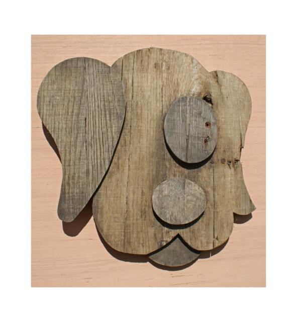 Reclaimed Pallet Wood Wall Art - Dog - image 1