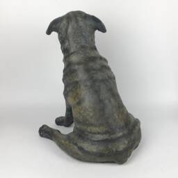 Pet Memorial, Clay Sculpture, Portrait, Dog Custom Sculpture With Toy - thumbnail 3