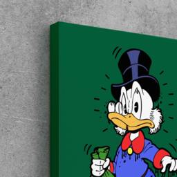 Scrooge Mcduck Canvas Art - Alec Monopoly Style Pop - thumbnail 3