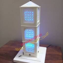 Handmade Designer Solid Bone Inlay Designer Lamp - thumbnail 3