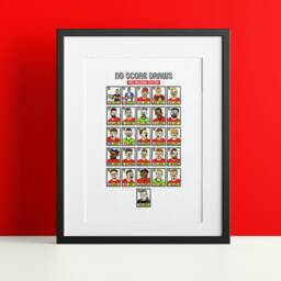 Wrexham Vol 2 - No Score Draws Red Dragons Edition A3 Print Of 26 Hand-Drawn Panini-style Doodles Wrexham's 22/23 Promotion Winners - thumbnail 3