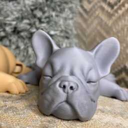 Sleeping French Bulldog Articulated Model - thumbnail 3