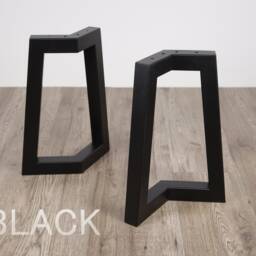 Bench Legs, Coffee Table Base, Set Of 2, Steel Metal Industrial Raw - thumbnail 3