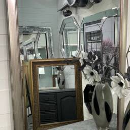x Large Antique Silver Mirror Elegant Framed Richmond Wall - Choice Of Size Premium Quality Free P&p - thumbnail 2