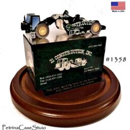 Scraper Equipment Business Card Sculpture #1358 -Made in Usa - thumbnail 2
