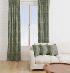 Custom Made William Morris Snakeshead Forest Blackout/Lining Curtains Pinch /Triple/Double Pleat - thumbnail 1
