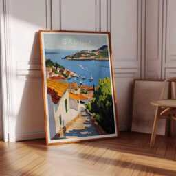 Coastal Galicia Art Print Spain Landscape Poster - thumbnail 3