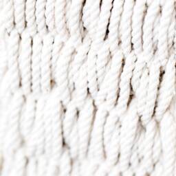 White Hammock Chair Swing Hand Woven Natural, Machine-Washable Cotton Blend For Boho Luxury Lounging - thumbnail 2