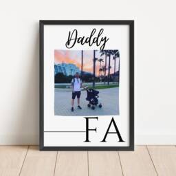 Personalised Family Photo Prints Set Of 3 - Custom Name Wall Art - thumbnail 2