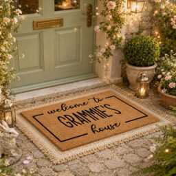Gigi & Papa's House Doormat - Personalised Grandparent Welcome Coir Mat Housewarming Gift - thumbnail 4