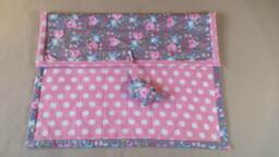 Reversible Baby Blanket & Its Elephant Cuddly Toy 78cm X 71cm - thumbnail 1