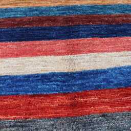 2'8x9'5 Collectors Piece Gabbah Brand New Runner Area Rug, Afghan High Pile Soft Oriental, Turkmen Livingroom, Bedroom Rug - thumbnail 2