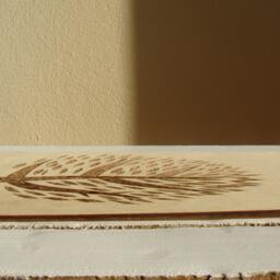 Ooak Wooden Picture, Decor, Woodburned Pyrography Natural Ecologic Picture - thumbnail 2