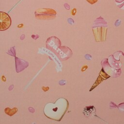 Personalised Fitted Cot Sheet, Darcy, Organic Cotton, Sweetie - thumbnail 3