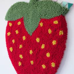 strawberry Wall Hanging For Nursery - thumbnail 3