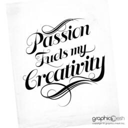 Passion Fuels My Creativity - Motivational Poster Instant Download Typography Art Print Inspirational Quote By Graphicsmesh - thumbnail 2