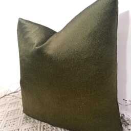 Luxury Emerald Green Satin Cushion Cover Designer Fabrics New Home - Style 24 - thumbnail 2