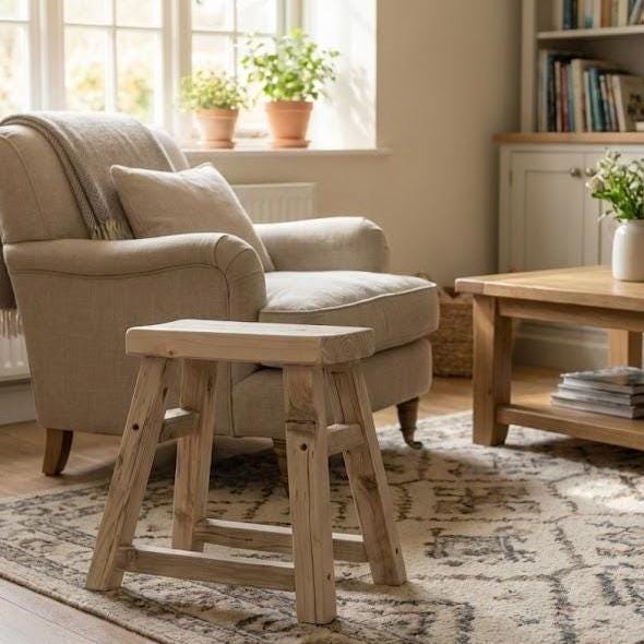 Wooden Milking Stool - image 1
