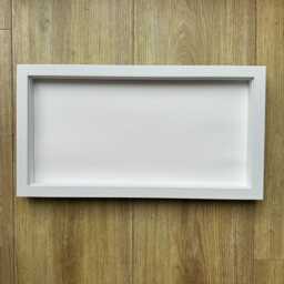 White Picture Frame For Bothy Threads Cross Stitch Kits - Farmyard, Jungle & Woodland Welcome - thumbnail 4