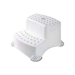 Toddler Toilet Step Stool, Two Kids Bathroom Footstool Baby Gift Decor - thumbnail 2