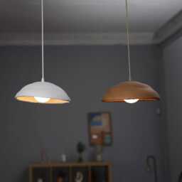 Lamp Hanging, Wabi Sabi Handmade Ceramic Pendant Chandelier, Bathroom Lighting, Japandi Lighting - thumbnail 2