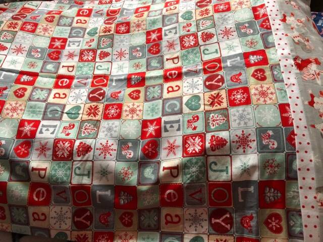 Winter Word Squares Pillowcase - image 1