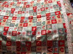 Winter Word Squares Pillowcase