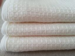 Waffle Weave Baby Blanket With Linen Edge, Throw Blanket, Handmade From 100% Linen