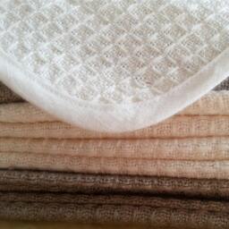 Waffle Weave Baby Blanket With Linen Edge, Throw Blanket, Handmade From 100% Linen - thumbnail 2