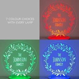 Dinosaur Night Lights For Children/Triceratops Lamp Personalised Gifts Boys & Girls Bedroom - thumbnail 3