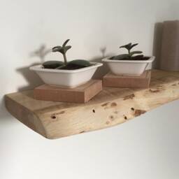 Oak Wall Shelf With Blind Mounting System - thumbnail 3