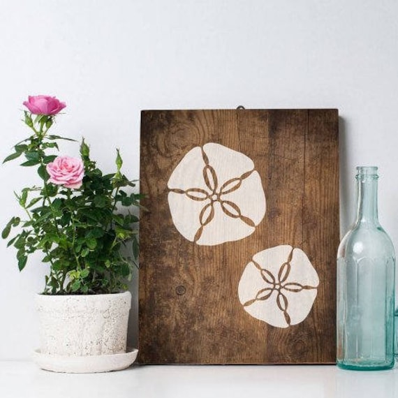 Sand Dollar Stencils - Wall Art Stencil Instead Of Decals Easy To Use Wall For A Quick Room Update Nautical Walls - image 1