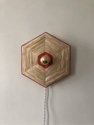 Joya Portable Wall Light Made From Natural Fibers