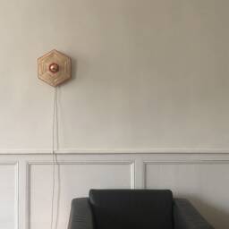 Joya Portable Wall Light Made From Natural Fibers - thumbnail 3