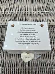 Personalised Box Special Daughter in Law Gift Any Name.. Birthday Present Christmas Trinket Jewellery Box