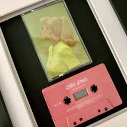 Billie Eilish - What Was I Made For Barbie Movie Soundtrack Framed Cassette Tape Music Wall Art Gift - thumbnail 3