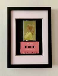 Billie Eilish - What Was I Made For Barbie Movie Soundtrack Framed Cassette Tape Music Wall Art Gift - thumbnail 1