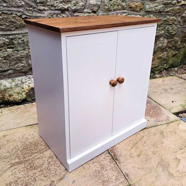 storage Cabinet Shelving Unit With Adjustable Shelves. Shoe Cupboard Doors - image 1