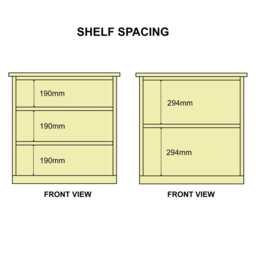 storage Cabinet Shelving Unit With Adjustable Shelves. Shoe Cupboard Doors - thumbnail 4